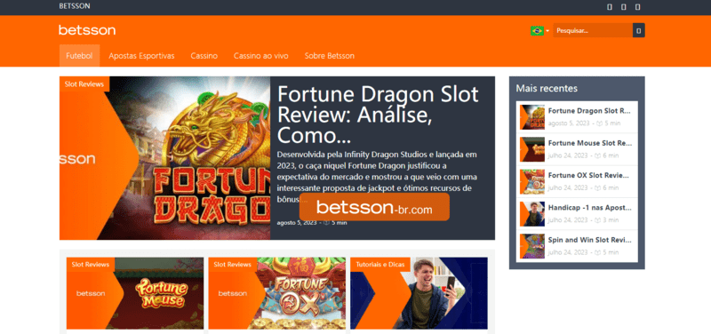 Resumo do Betsson Casino